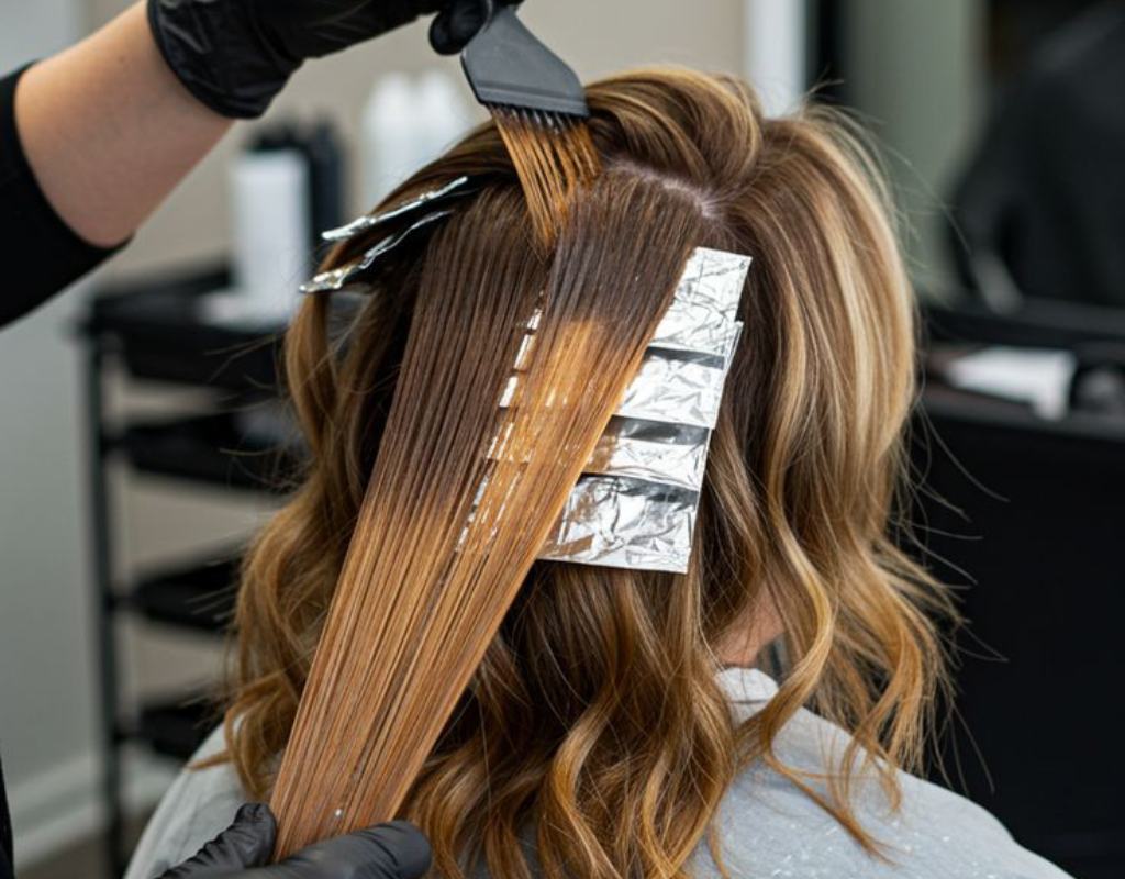 آموزش گام به گام هایلایت مو