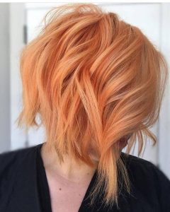 رنگ موی نارنجی یا پاییزی
