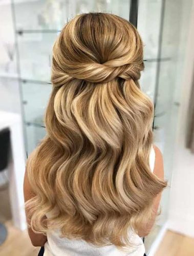 مدل شینیون نیمه باز