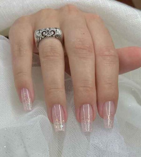 مدل ناخن شیشه ای