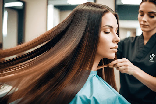 Keratin hair treatment at home or in the salon
