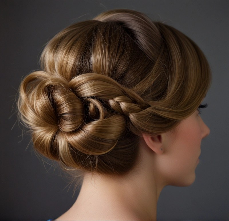 آموزش شینیون مو