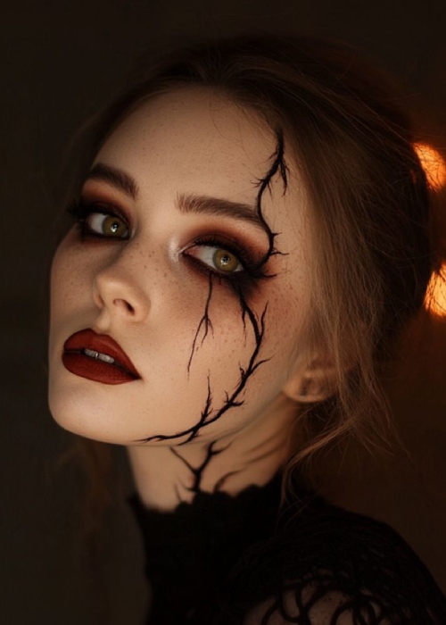 آموزش میکاپ هالویینی