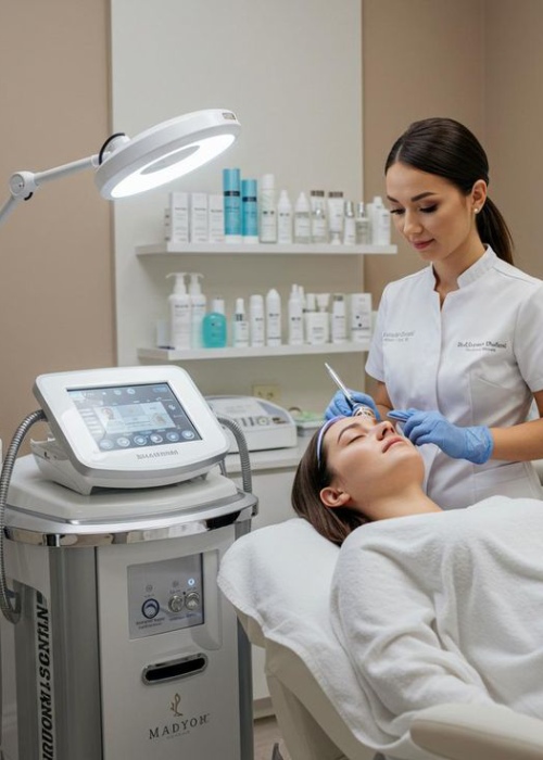 پاکسازی پوست با دستگاه هیدروفیشیال